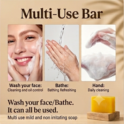 LumiBar™ - Kojic Acid & Turmeric Skin Hydrating Soap Bar (100g)