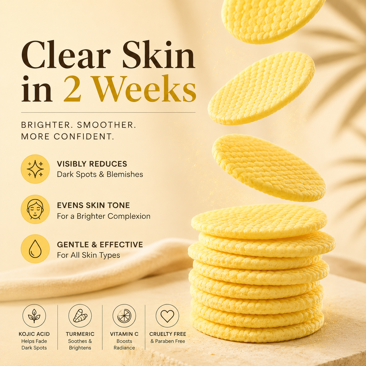 LumiPads™ - Improved Turmeric & Kojic Acid Cleansing Pads