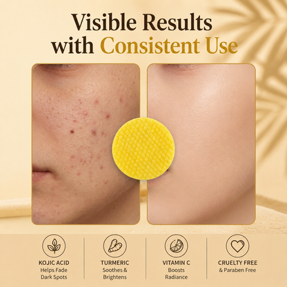 LumiPads™ - Improved Turmeric & Kojic Acid Cleansing Pads
