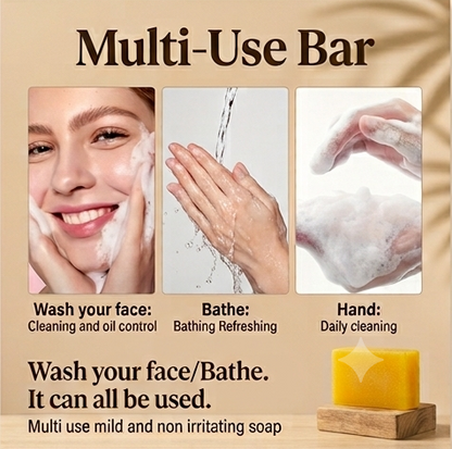 LumiBar™ - Kojic Acid & Turmeric Skin Hydrating Soap Bar (100g)